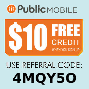 Public Mobile Promo Code: 4MQY5O
